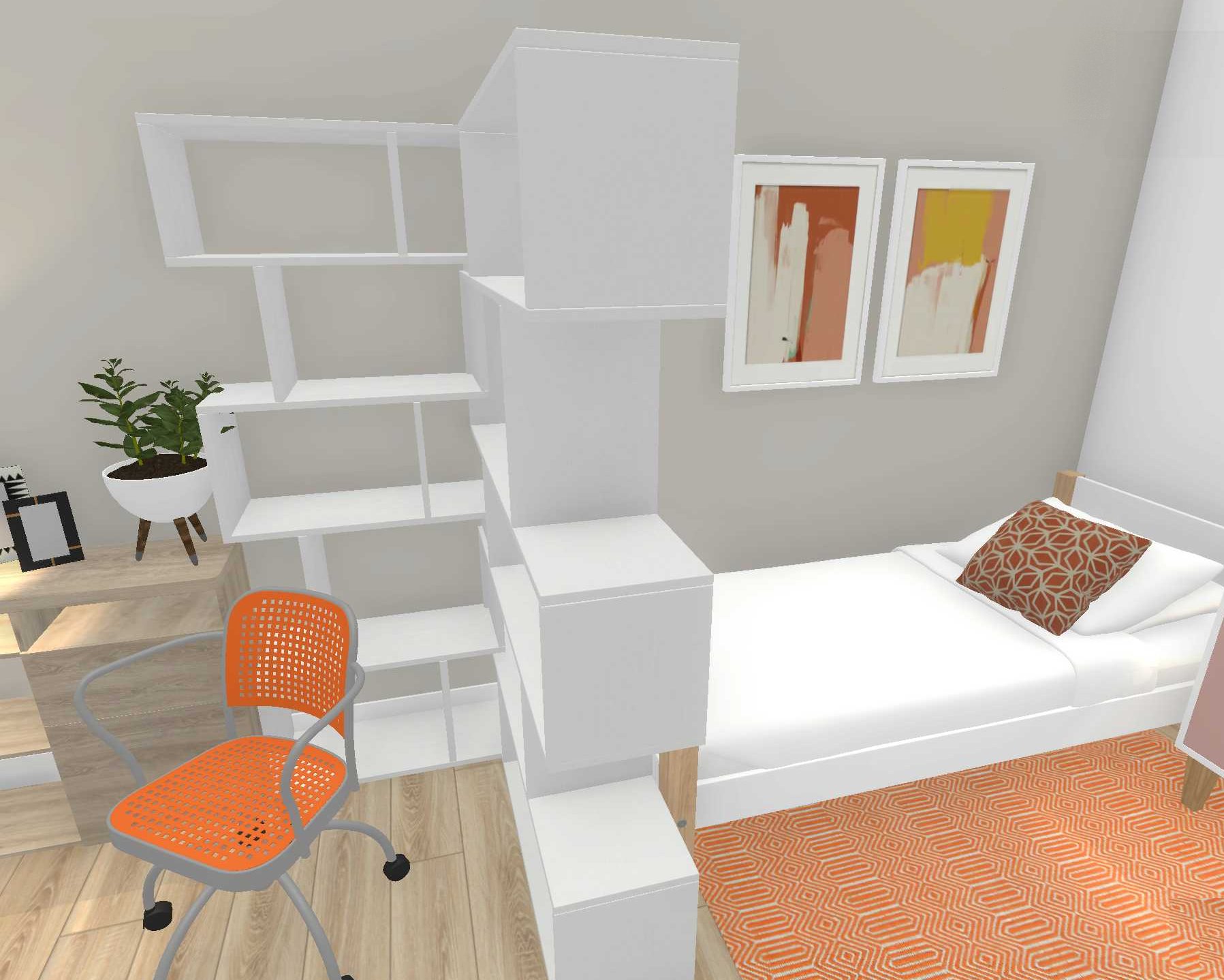 Students bedroom design