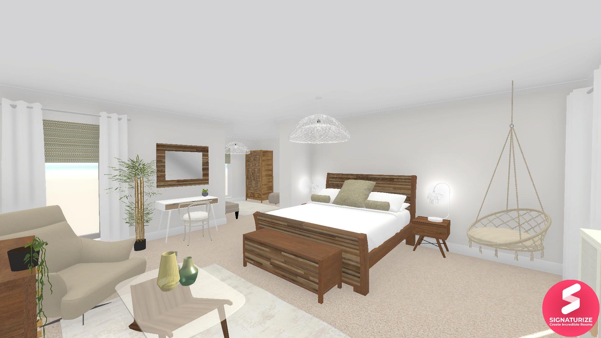 Eco Boho Bedroom earthy monotone Eco Boho Bedroom earthy monotone