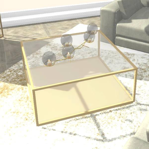 glass coffee table