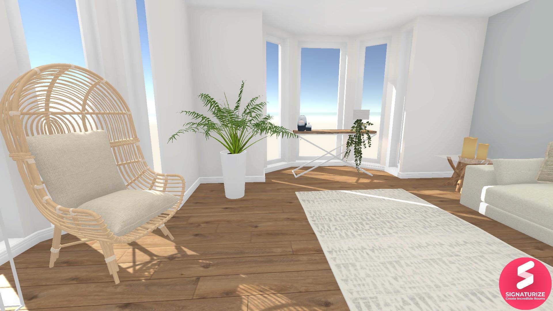 Beautiful minimalist boho living room idea