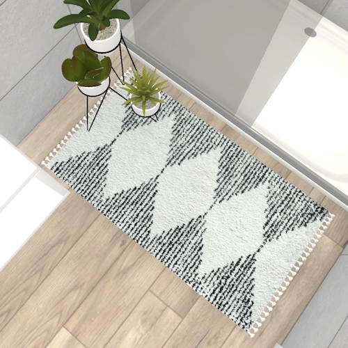 rug zig zag rug