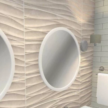 textured bathroom tiles